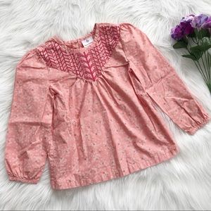 Hanna Andersson Girls Long Sleeve Top Size 120